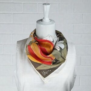 Vintage 70’s VERA Neumann Retro Floral Scarf Japan